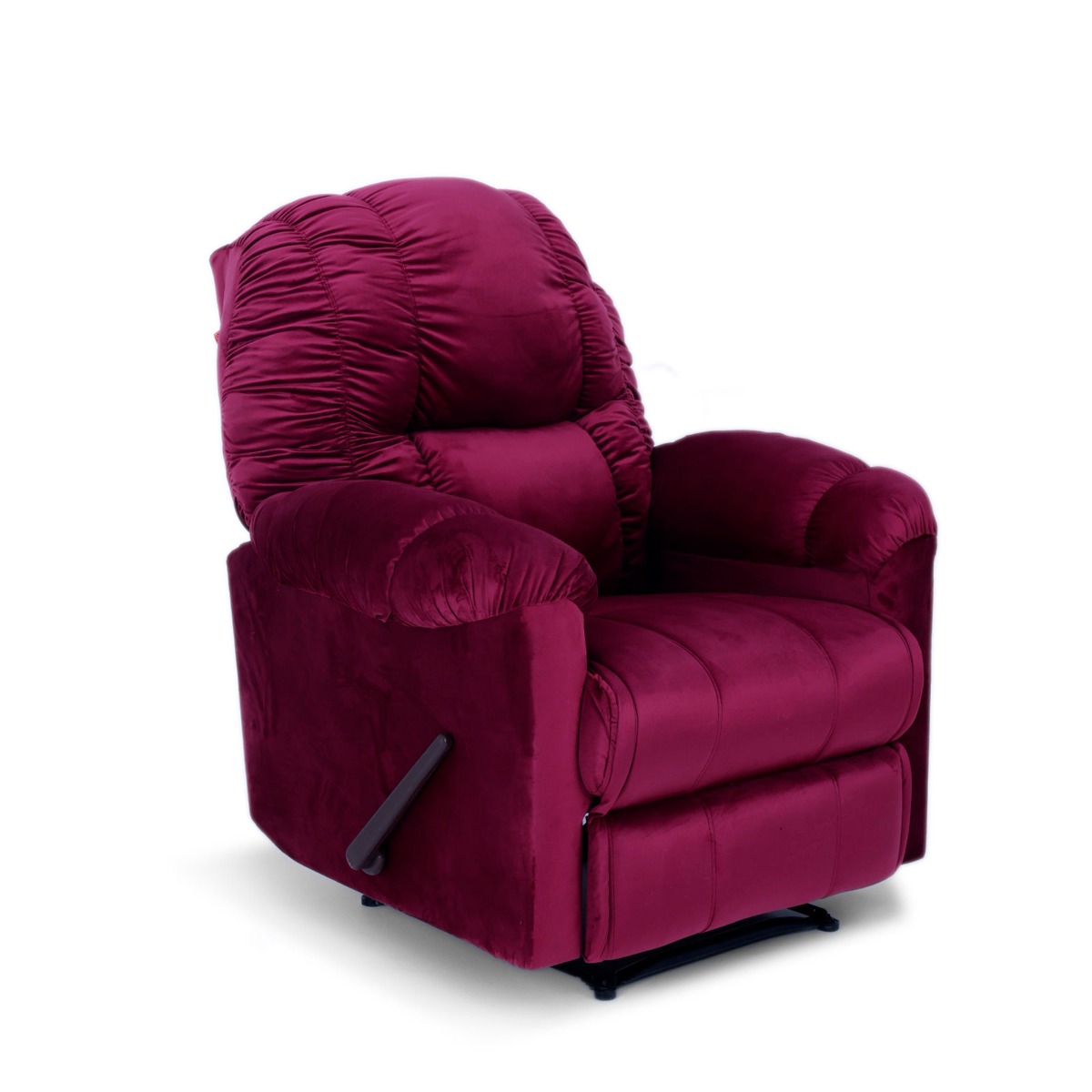 كرسي استرخاء ComfyChair | هزاز دوار- خامة مخملية - برغندي