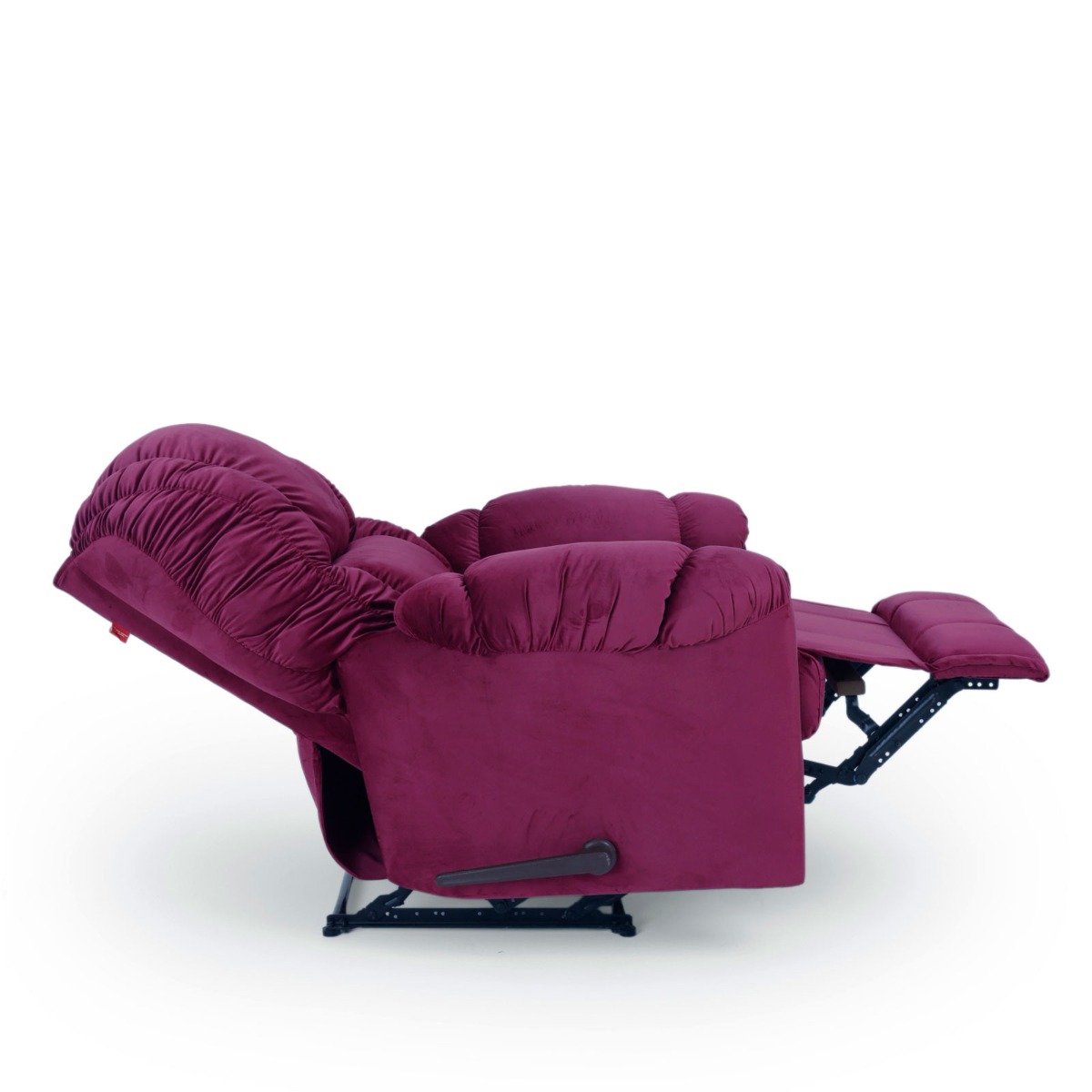 كرسي استرخاء ComfyChair | ثابت - خامة مخملية - برغندي 5