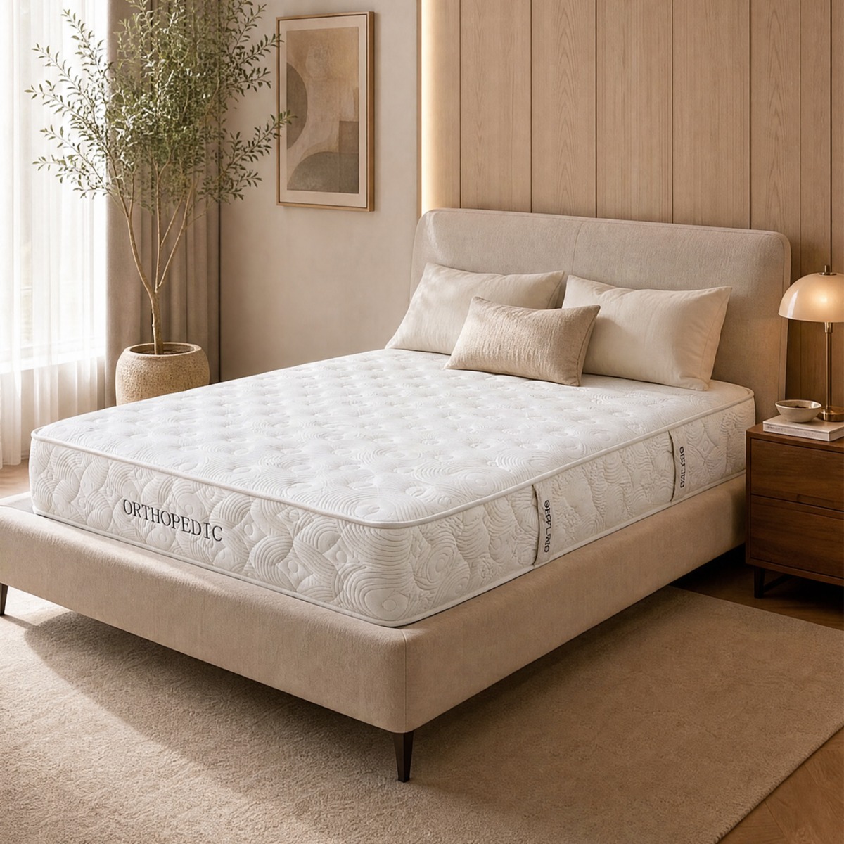 Orthopedic Mattress Multiple Sizes – 30 cm Height – Softness Level 8/10 – 12 Layers – 5-Year Warranty
