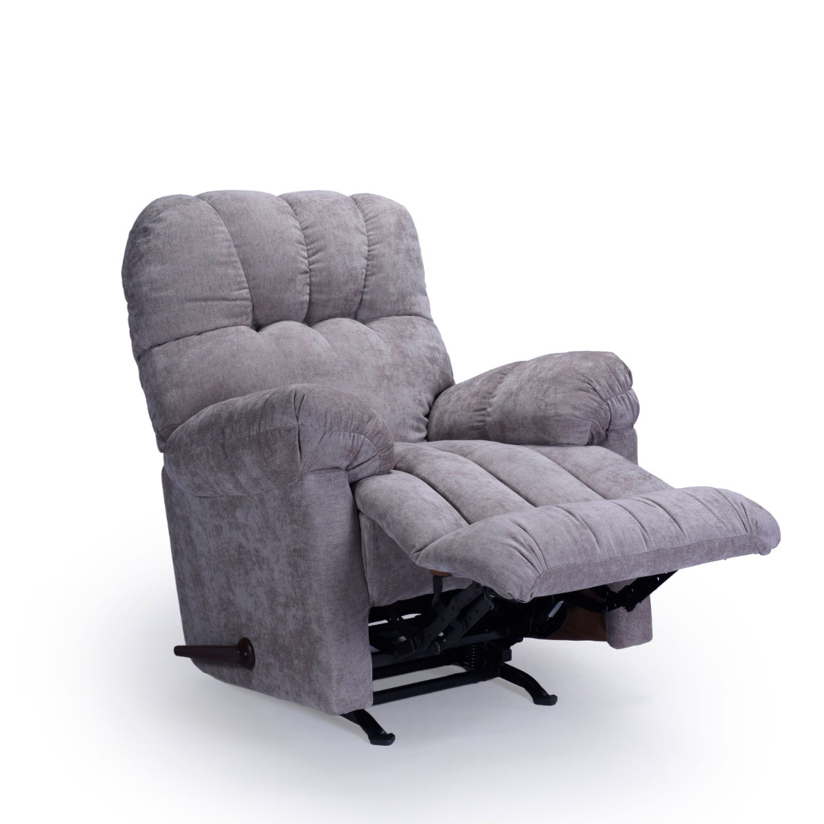 Stressless Rocking Recliner Chair | Elegant Design | Linen – Light Gray | 3-Year Warranty 4