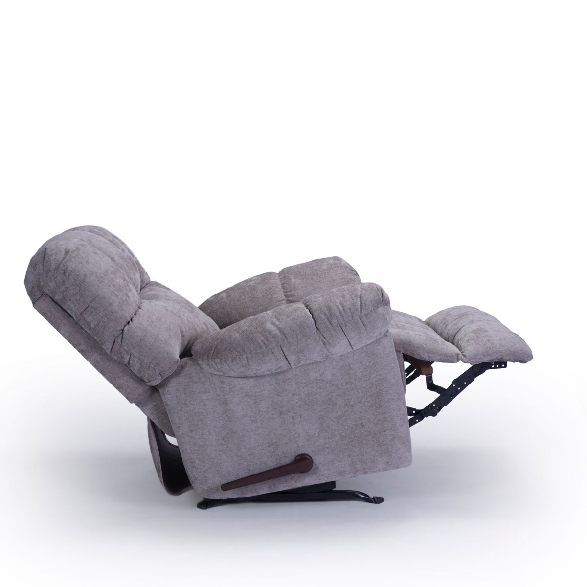 Stressless Rocking Recliner Chair | Elegant Design | Linen – Light Gray | 3-Year Warranty 8