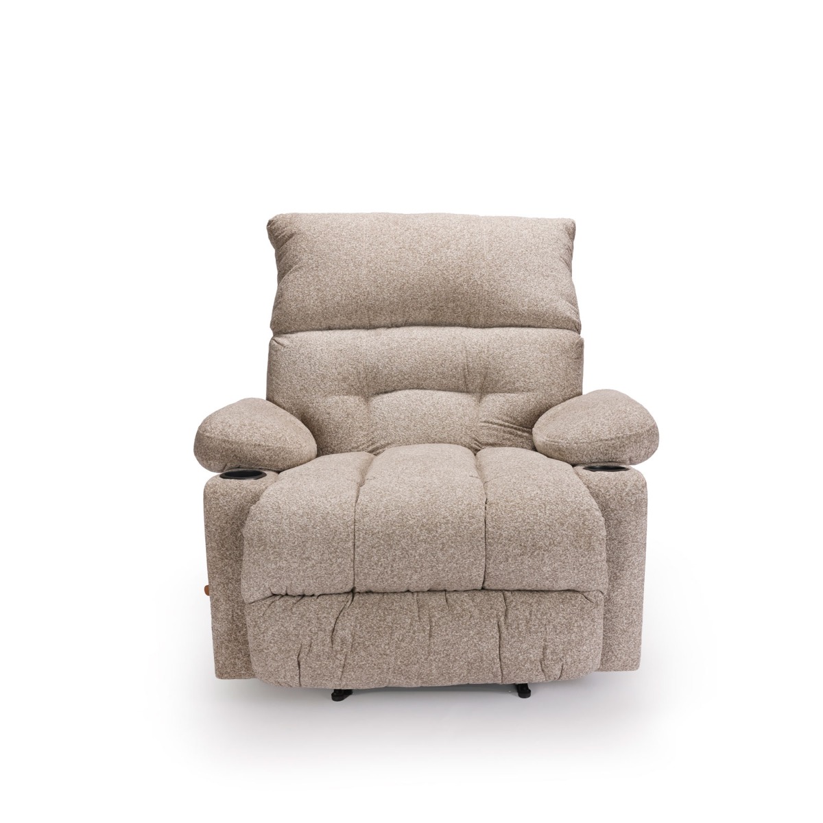 Haven Comfort Fixed Brown Chair by Back Comfort – Premium Velvet – Elegant Design & Everyday Comfort 4