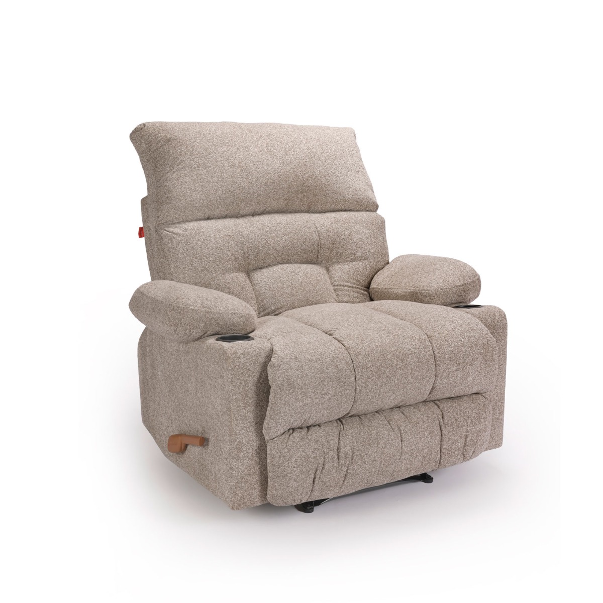 Haven Comfort Fixed Brown Chair by Back Comfort – Premium Velvet – Elegant Design & Everyday Comfort 1