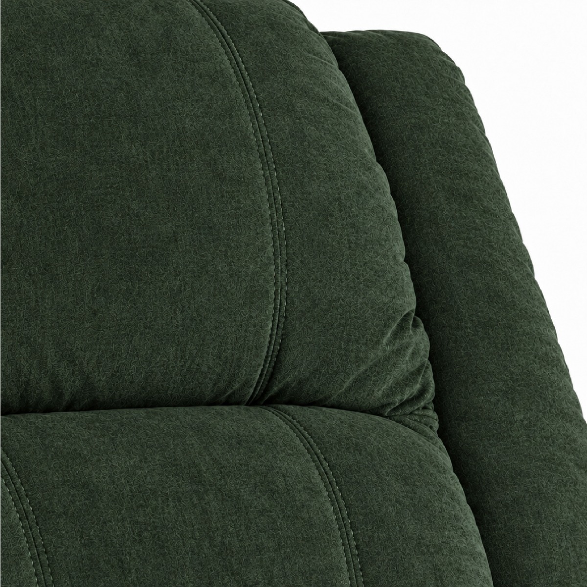 Cloud Rest Plus Cinema Recliner Chair | Rocking - Linen Fabric - Laptop Holder & Cup Holder - Green - 2 Years Warranty 6