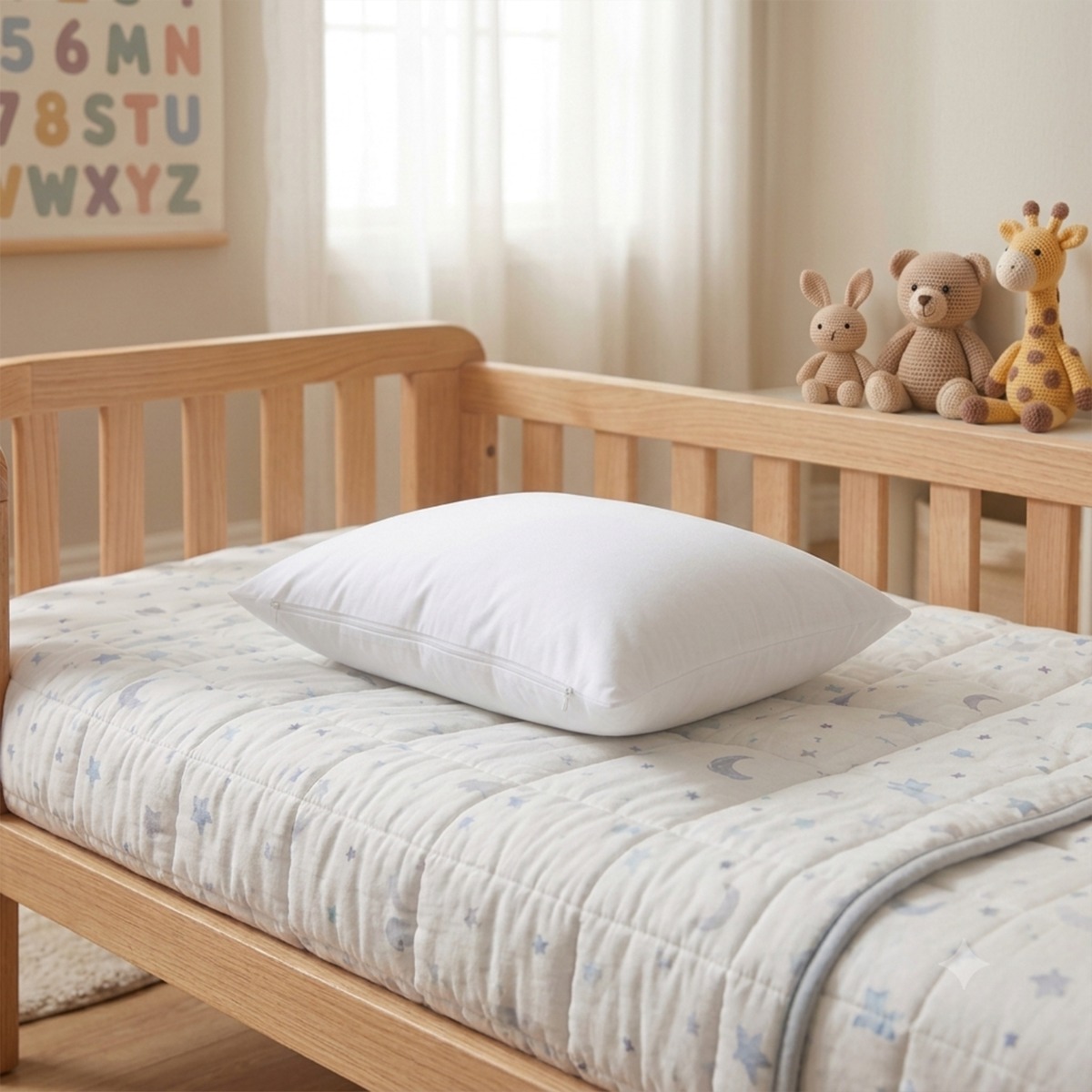 Nano Fiber Kids Pillow | Premium 220-Thread-Count Cotton Cover – 10 cm Height – 2-Years Warranty 7