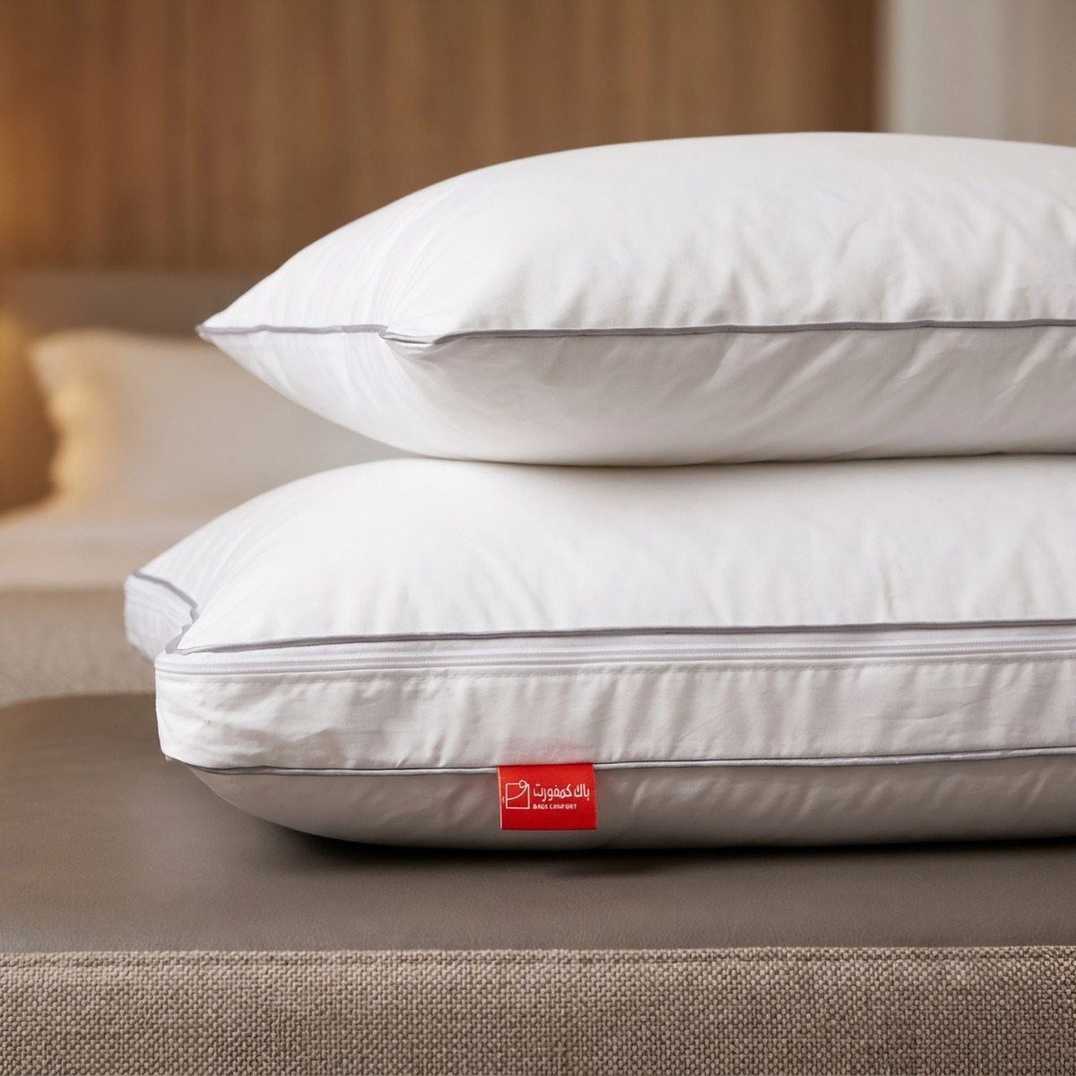 Kangaroo Luxury Pillow | Main Pillow with Extra Inner Pillow – 220-Thread Cotton – 20 cm Height – 2-Years Warranty 2