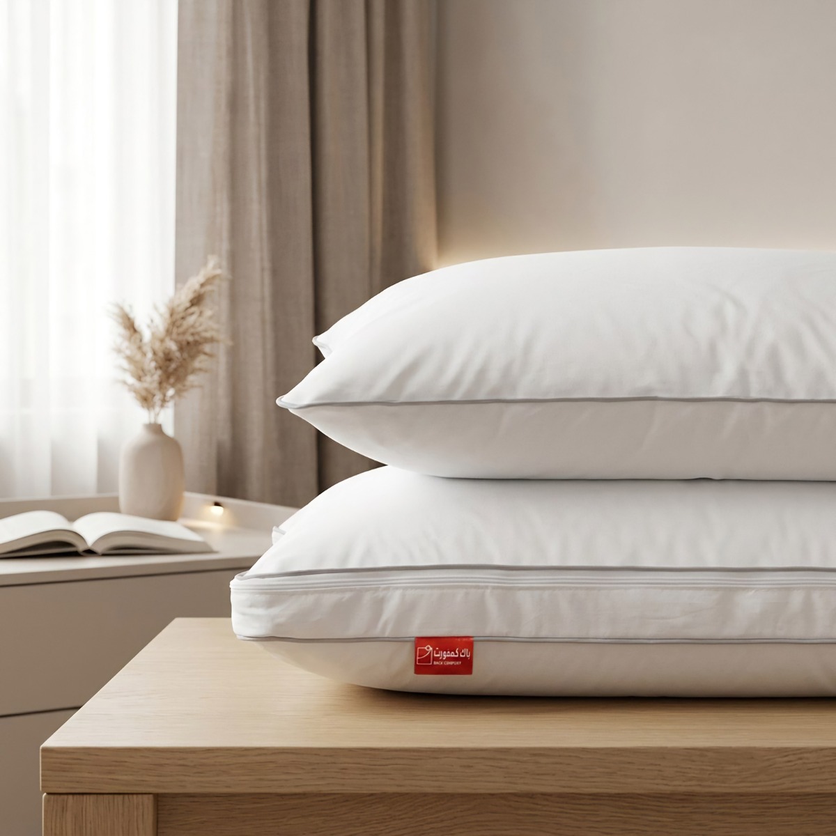 Kangaroo Luxury Pillow | Main Pillow with Extra Inner Pillow – 220-Thread Cotton – 20 cm Height – 2-Years Warranty 6