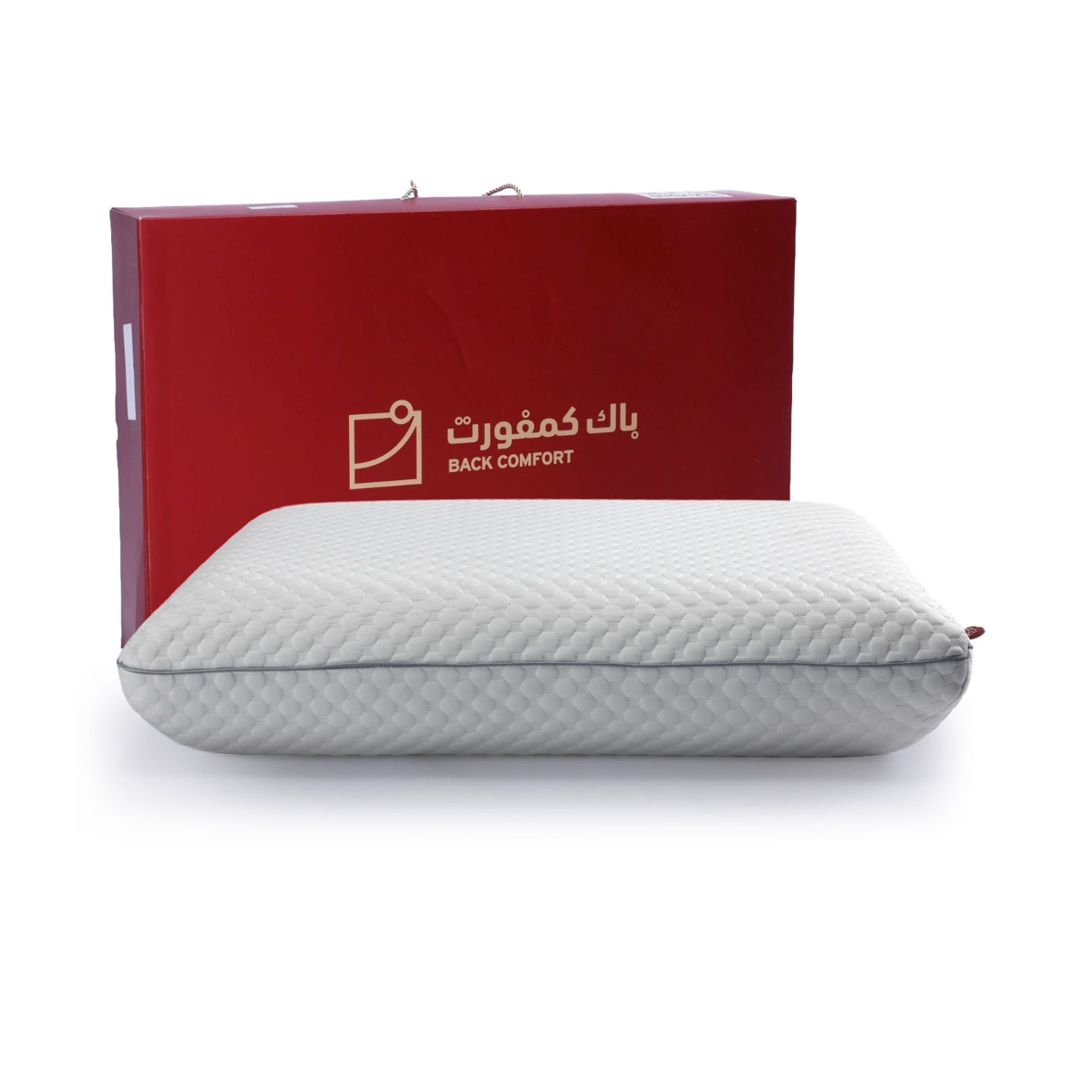 Memory Foam Pillow | Cooling 480 GSM Cover – 58 × 30 cm | Back Comfort 6
