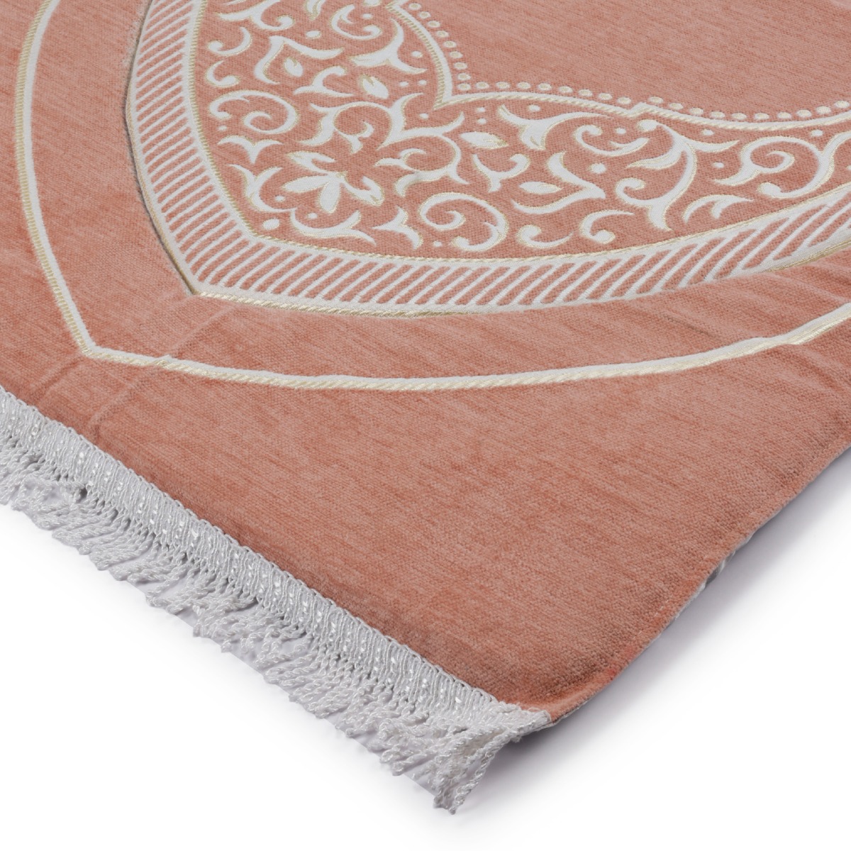 Prayer Rug Mihrab Al-Safa Memory Foam | 3 cm Thick | Salmon 2